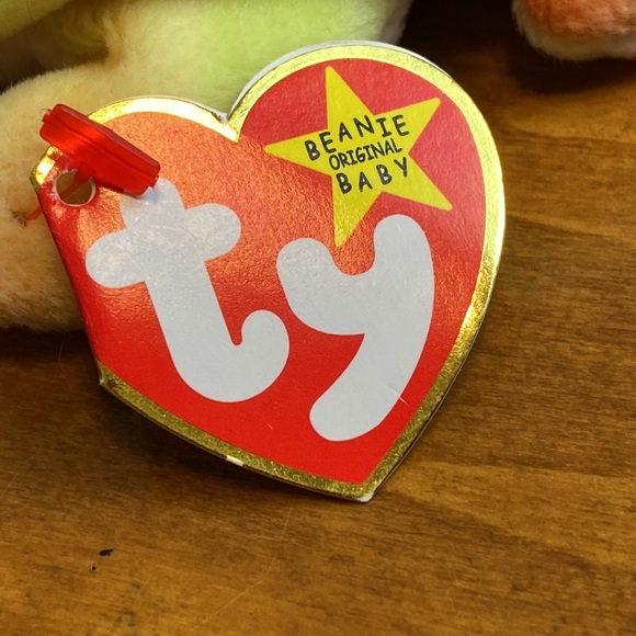 TY Beanie Baby Iggy the Iguana tie dye 1997 - Picture 8 of 10